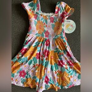 Little Sleepies Beachy Blooms smock dress